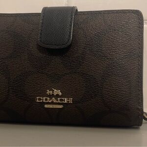 Coach Brown and Black Wallet